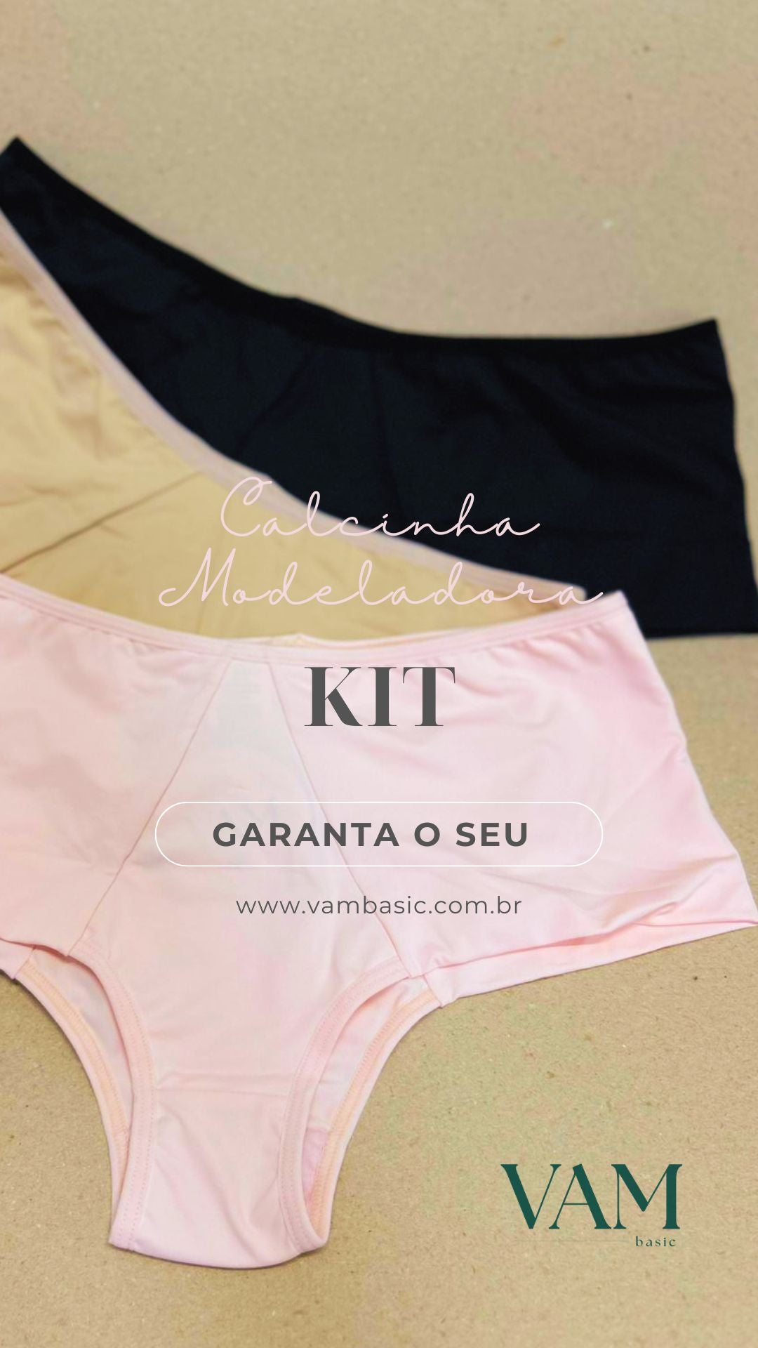 KIT 2 CALCINHAS MODELADORAS IZA